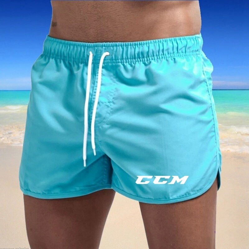 Ανδρικά μαγιό CCM Brand Μαγιό Stretch μαγιό μπαούλα Quick Dry Σορτς παραλίας με κορδόνι μπόξερ Σλιπ ποδόσφαιρο προπόνηση τένις κοντά