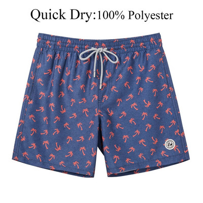 SURFCUZ Vīriešu peldšorti Vasaras peldkostīmi Skriešanas peldkostīmi ar tīklveida oderi Quick Dry Beach Board Šorti Peldbikses vīriešiem