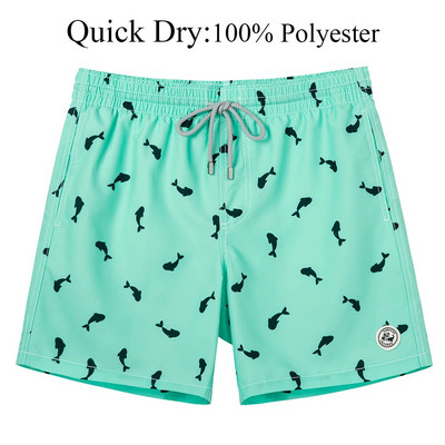 SURFCUZ Vīriešu peldšorti Vasaras peldkostīmi Skriešanas peldkostīmi ar tīklveida oderi Quick Dry Beach Board Šorti Peldbikses vīriešiem