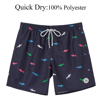 SURFCUZ Vīriešu peldšorti Vasaras peldkostīmi Skriešanas peldkostīmi ar tīklveida oderi Quick Dry Beach Board Šorti Peldbikses vīriešiem