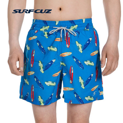 SURFCUZ Muški kupaći kostimi Brzo sušeće kupaće gaće Kratke hlače za plažu Plivačke hlače Kupaći kostimi Muške kratke hlače za trčanje Sportovi za surfanje