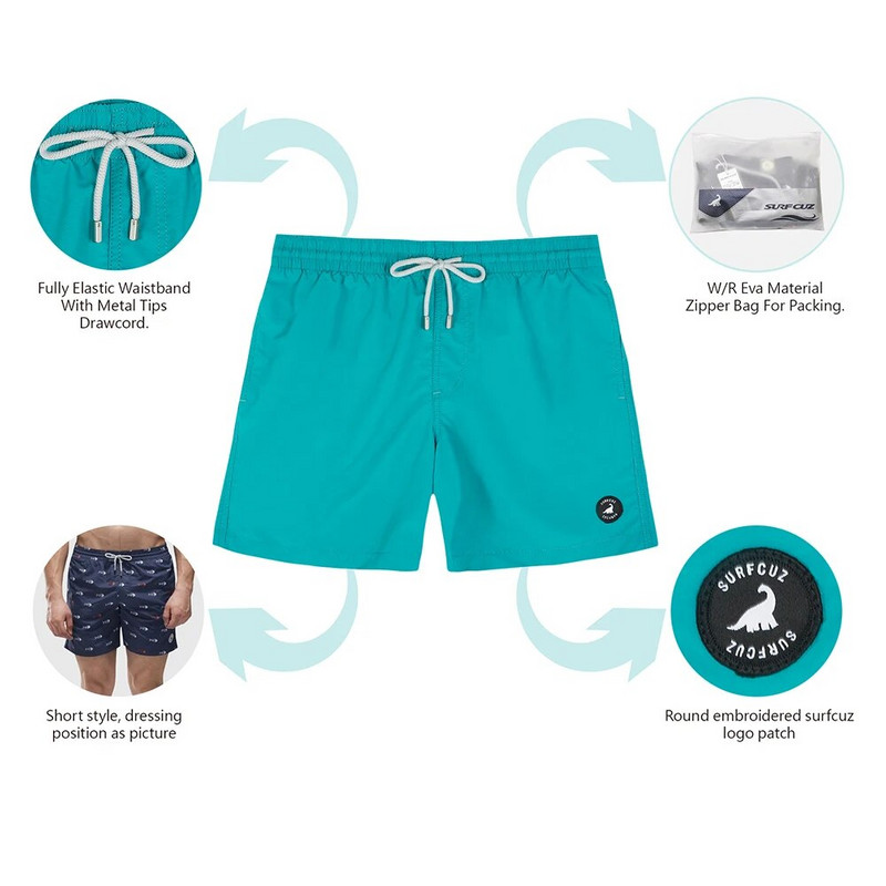 Muški kupaći kostimi Brzosušeće čvrste kupaće gaće Kratke hlače za plažu Plivačke hlače Kupaći kostimi Sportovi za trčanje, surfanje, kratke hlače za muškarce