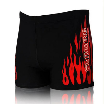 Vīriešu peldkostīmi Peldkostīmi Vīriešu peldšorti Peldbaseina čemodāni Pludmales Biksītes Flame Boxer Badpak Maillot De Bain Homme