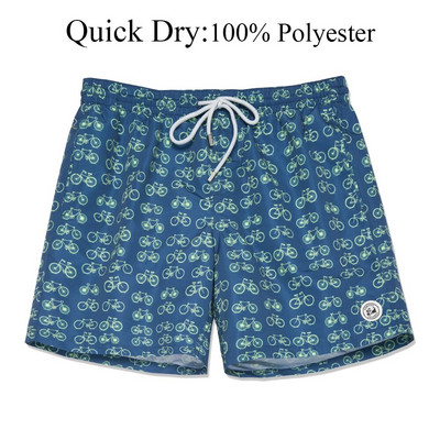SURFCUZ vīriešu peldbikses vasaras pludmales dēļa šorti ar sieta oderi Quick Dry Dry vīriešu peldkostīmi sērfošanas peldšorti