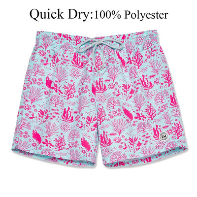 SURFCUZ vīriešu peldbikses vasaras pludmales dēļa šorti ar sieta oderi Quick Dry Dry vīriešu peldkostīmi sērfošanas peldšorti