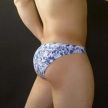 2022 мъжки плажни къси панталони тесни с ниска талия секси мъжки бански костюми sunga бански костюми горещи половин ханш  мъже плувни бикини слипове