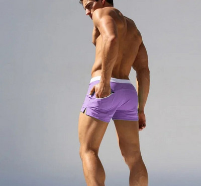 2020. Muški kupaći kostimi Muški kupaći kostim Maillot De Bain Dječački kupaći kostimi Bokserice Gaće za plivanje Surfanje Badpak Mayo  Sungas