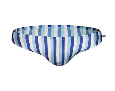 Seksualūs vyriški maudymosi kostiumėliai kelnaitės Trikampis maudymosi kostiumėlis žemu juosmeniu Šortai Maudymosi kelnaitės Dryžuotos maudymosi kelnės Madingi paplūdimio drabužiai Bokseriai 2020 m.