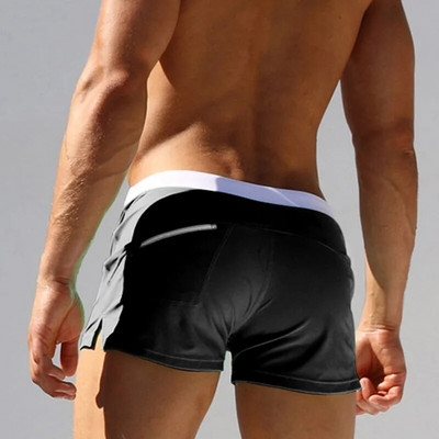 Seksi gaćice Muški kupaći kostimi Gaćice Marka Visokokvalitetni kupaći kostimi Boksačice za plivanje Sportska odjeća Jednobojne kratke hlače za plivanje velike veličine KZ38