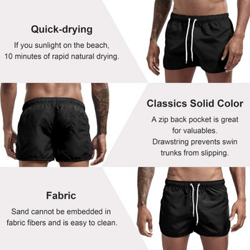 Летни бързосъхнещи фитнес панталони Мъжки бански гащи Ежедневни луксозни маркови плажни облекла Шорти Спортни шорти за фитнес