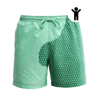 Szülő-Gyermek Strandnadrág Színváltoztató fürdőnadrág Színes Strandnadrág Nyári Férfi úszónadrágok Gyorsan száradó fürdőnadrág nadrág