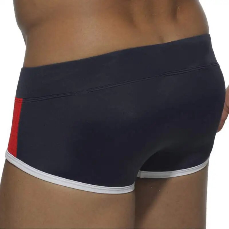 Vasaras peldkostīmi Vīriešu pludmales baseina peldbikses Tīkla neilona ātri žūstoši Mayo sērfošanas dēļu šorti Vīriešu sporta elpojoši peldkostīmi