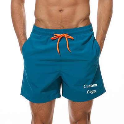 Individualus logotipas Vyriški vasariniai maudymosi kostiumai maudymosi šortai lagaminai paplūdimio lenta plaukimo šortai maudymosi kostiumėliai vyriški bėgimo sportiniai šortai banglenčių sportui