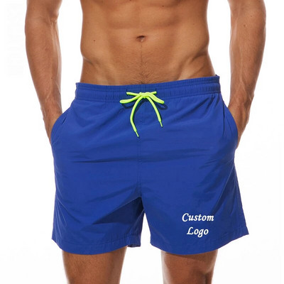 Individualus logotipas Vyriški vasariniai maudymosi kostiumai maudymosi šortai lagaminai paplūdimio lenta plaukimo šortai maudymosi kostiumėliai vyriški bėgimo sportiniai šortai banglenčių sportui