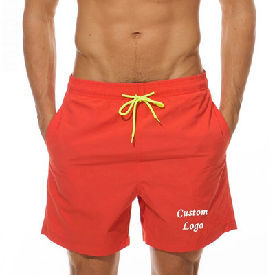 Individualus logotipas Vyriški vasariniai maudymosi kostiumai maudymosi šortai lagaminai paplūdimio lenta plaukimo šortai maudymosi kostiumėliai vyriški bėgimo sportiniai šortai banglenčių sportui