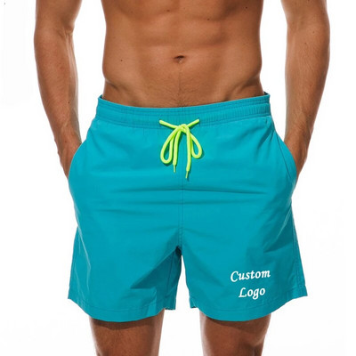 Individualus logotipas Vyriški vasariniai maudymosi kostiumai maudymosi šortai lagaminai paplūdimio lenta plaukimo šortai maudymosi kostiumėliai vyriški bėgimo sportiniai šortai banglenčių sportui
