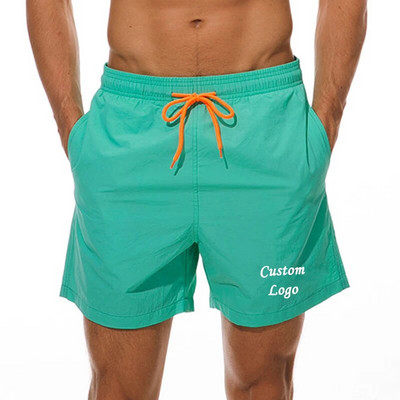 Individualus logotipas Vyriški vasariniai maudymosi kostiumai maudymosi šortai lagaminai paplūdimio lenta plaukimo šortai maudymosi kostiumėliai vyriški bėgimo sportiniai šortai banglenčių sportui