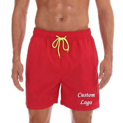 Individualus logotipas Vyriški vasariniai maudymosi kostiumai maudymosi šortai lagaminai paplūdimio lenta plaukimo šortai maudymosi kostiumėliai vyriški bėgimo sportiniai šortai banglenčių sportui