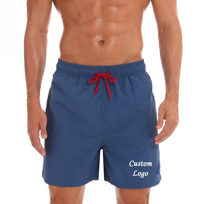 Individualus logotipas Vyriški vasariniai maudymosi kostiumai maudymosi šortai lagaminai paplūdimio lenta plaukimo šortai maudymosi kostiumėliai vyriški bėgimo sportiniai šortai banglenčių sportui