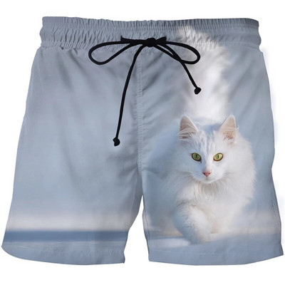 2021. nove kratke hlače sa životinjama i mačkama, modni harajuku 3D print, muški kupaći kostim, ležerne kratke hlače, muške ženske kratke hlače za plažu, kratke hlače za kupanje
