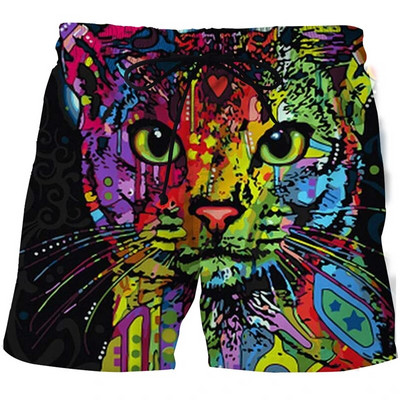 2021. nove kratke hlače sa životinjama i mačkama, modni harajuku 3D print, muški kupaći kostim, ležerne kratke hlače, muške ženske kratke hlače za plažu, kratke hlače za kupanje