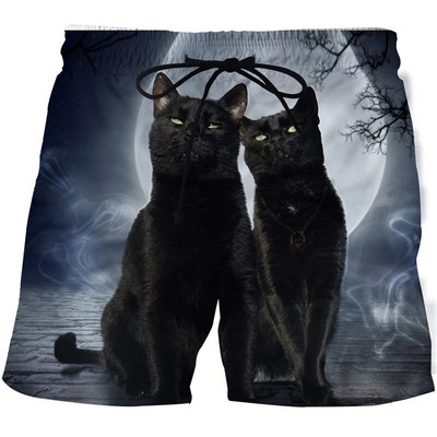 2021. nove kratke hlače sa životinjama i mačkama, modni harajuku 3D print, muški kupaći kostim, ležerne kratke hlače, muške ženske kratke hlače za plažu, kratke hlače za kupanje