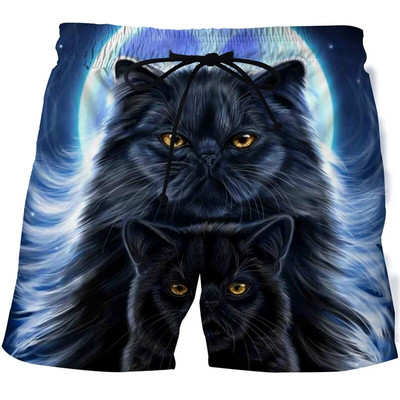 2021. nove kratke hlače sa životinjama i mačkama, modni harajuku 3D print, muški kupaći kostim, ležerne kratke hlače, muške ženske kratke hlače za plažu, kratke hlače za kupanje