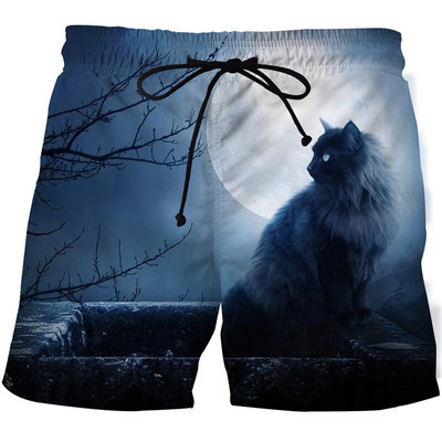 2021. nove kratke hlače sa životinjama i mačkama, modni harajuku 3D print, muški kupaći kostim, ležerne kratke hlače, muške ženske kratke hlače za plažu, kratke hlače za kupanje