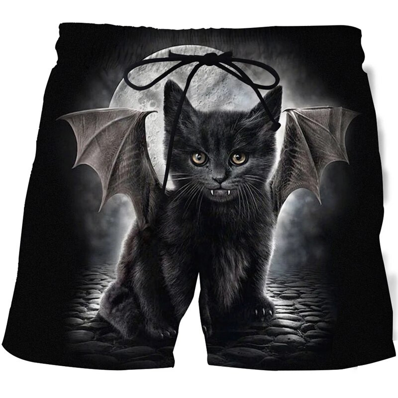 2021. nove kratke hlače sa životinjama i mačkama, modni harajuku 3D print, muški kupaći kostim, ležerne kratke hlače, muške ženske kratke hlače za plažu, kratke hlače za kupanje