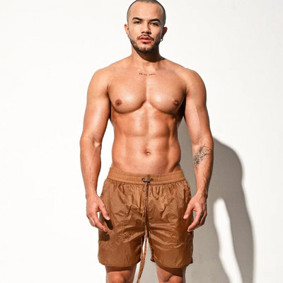 Nove muške prozračne kratke hlače za plažu Kupaći kostim Trup Muške prozirne kupaće gaće Kupaći kostim Udobni kupaći kostimi Muški kupaći kostim