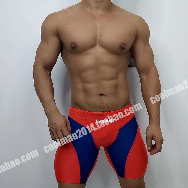 Ljeto Proljeće Sjajne kratke hlače za kupaće kostime velike veličine Muške sportske seksi donji dijelovi s printom slova za fitness Kupaće gaće