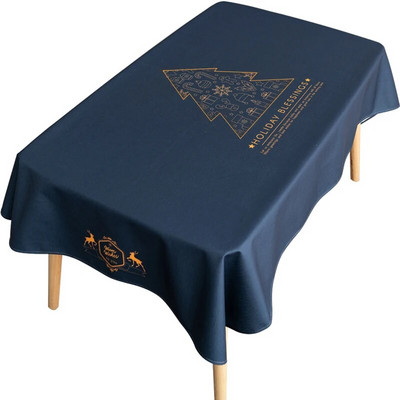 Ins Wind Feast Ziemassvētku audums Mākslas galdauts Ūdensnecaurlaidīgs un eļļas necaurlaidīgs mājsaimniecības svētku ballīšu noformējuma piederumi Galda paklājs