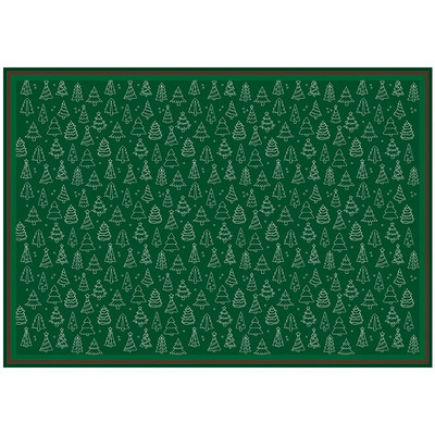 Față de masă de Crăciun de lux, ușoară și modernă Față de masă dreptunghiulară din poliester rezistentă la praf Față de masă decorare atmosferă