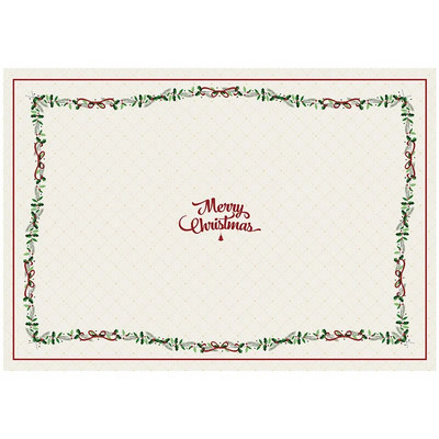 Față de masă de Crăciun de lux, ușoară și modernă Față de masă dreptunghiulară din poliester rezistentă la praf Față de masă decorare atmosferă