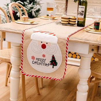 Χριστουγεννιάτικο Πολυεστερικό Τραπέζι Runner Τραπέζι Flag Χριστουγεννιάτικη διακόσμηση για το σπίτι προϊόν Χριστουγεννιάτικο δώρο Natal Noel