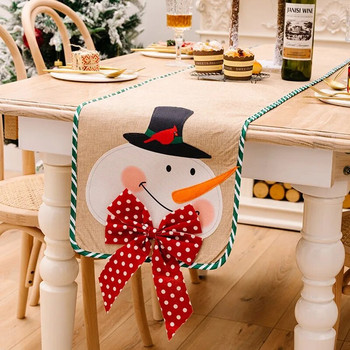 Коледни полиестерни плъзгачи за маса Флаг за маса Коледна украса за дома Продукт Коледен подарък Натал Ноел