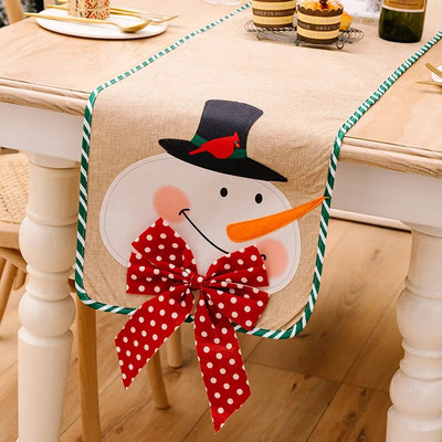 Božićni stolni klizač od poliestera Stolna zastavica Božićni ukras za dom Proizvod Božićni dar Natal Noel