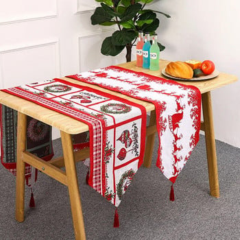 35*180cm Creative Christmas Table Runner Xmas Party Decor Table Runnings Холна трапезна маса Dress Up Home Decorationon