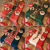 Mašna Snježna pahuljica Stolnjak Elk Djetelina s četiri lista Stolnjak Božićna zabava Stolnjak Završni stol Stolnjak Novogodišnji praznici