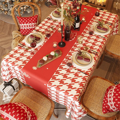 Mašna Snježna pahuljica Stolnjak Elk Djetelina s četiri lista Stolnjak Božićna zabava Stolnjak Završni stol Stolnjak Novogodišnji praznici