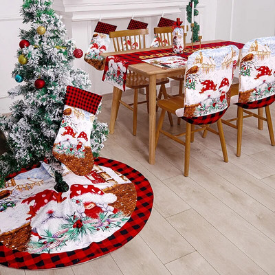 Navidad 2022 Коледна украса за дома Коледна посуда Калъфка за възглавница Нова година 2023 Декор за парти Ноел Коледни градински орнаменти