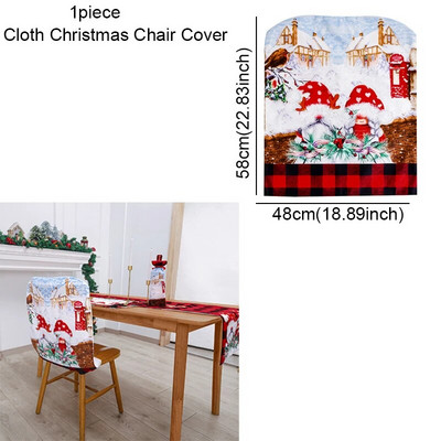 Navidad 2022. Božićni ukras za dom Božićno posuđe Jastučnica Nova godina 2023. Dekoracija za zabavu Noel Božićni vrtni ukrasi