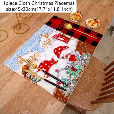 Navidad 2022. Božićni ukras za dom Božićno posuđe Jastučnica Nova godina 2023. Dekoracija za zabavu Noel Božićni vrtni ukrasi