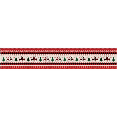 180*33cm božićno drvce Elk Pahulja Karirana stolna zastavica Dekoracija vjenčanja za obiteljsku zabavu Božićna zastavica