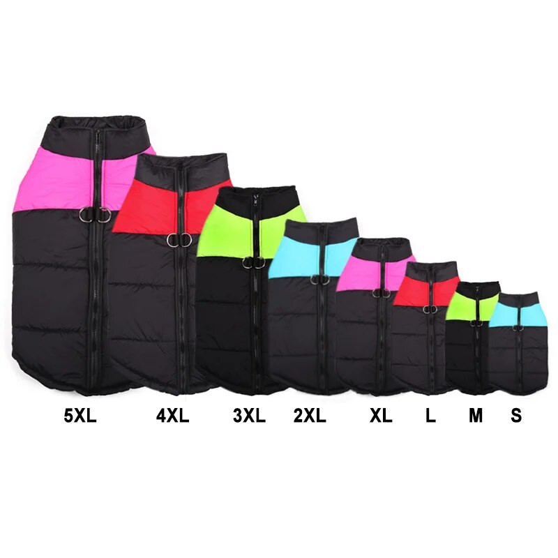 8 größe S-5XL Winter Hund Kleidung Für Pet Wasserdichte Warme Große Hund Weste Katze Welpen Hund Ski Mäntel Jacken Grün /rot/Blau/Rosa