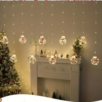 Weihnachts vorhang Lichter, Wunsch Ball Weihnachts baum hängen, Fenster διακόσμηση Lichter, Urlaub Dekoration Kupferdraht Lichter