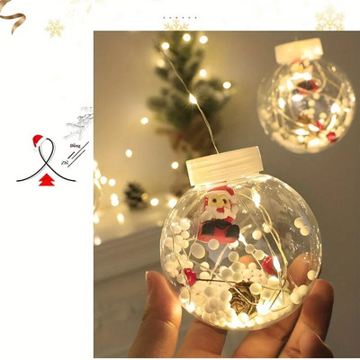 Weihnachts vorhang Lichter, Wunsch Ball Weihnachts baum hängen, Fenster dekoration Lichter, Urlaub Dekoration Kupferdraht Lichter