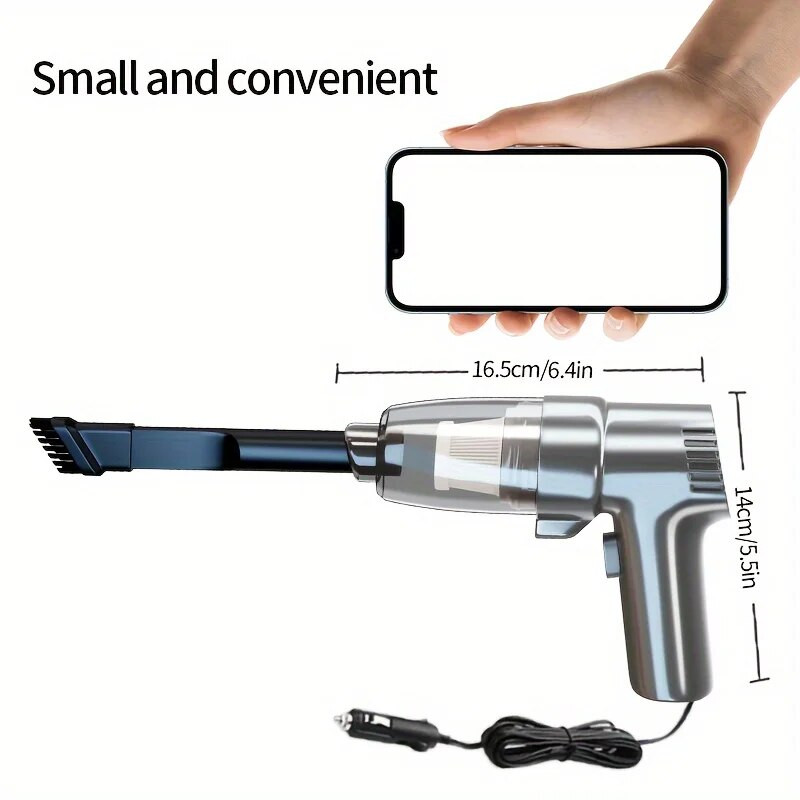 Įmontuotas dulkių siurblys Itin galingas didelio siurbimo automobilio daugiafunkcis įrenginys naudoja mažą mini rankinį daugiafunkcį nešiojamąjį