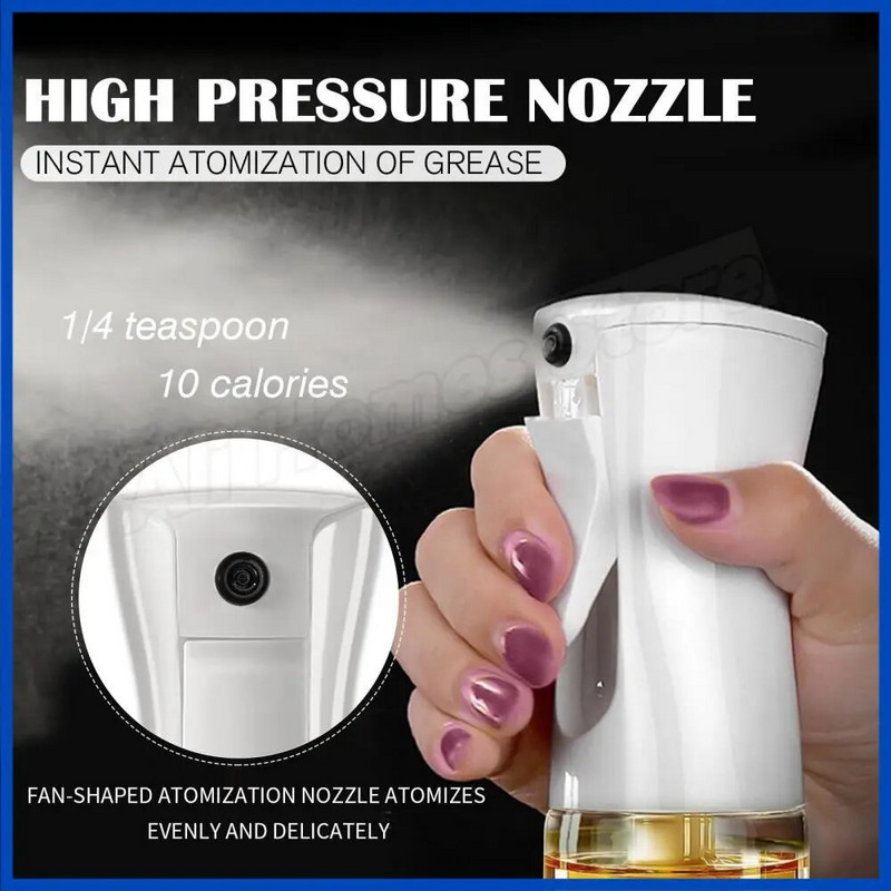 2 vnt. 300 ml aliejaus purškimo buteliuko purkštuvas rozmarinų aliejaus purškiklis 2 viename purškimo buteliuko kepimo alyvuogių aliejus virtuvės acto voleliui