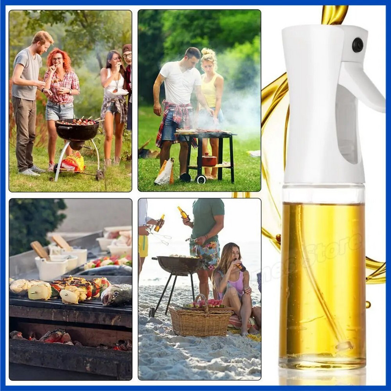 2 vnt. 300 ml aliejaus purškimo buteliuko purkštuvas rozmarinų aliejaus purškiklis 2 viename purškimo buteliuko kepimo alyvuogių aliejus virtuvės acto voleliui